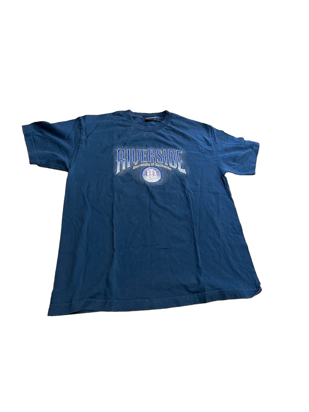 Vintage UC Riverside Blue Short Sleeve Graphic T Shirt Sz L 90s UCR